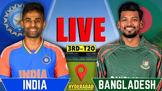 India vs Bangladesh Live T20 Match  Live Cricket Match Commentary amp Score  2nd inng [upl. by Elynad]