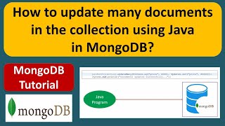 How to update many documents in the collection using Java in MongoDB  MongoDB with Java [upl. by Roer719]