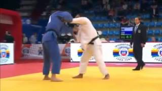 ILIADIS Ilias GRE GREKOV Valentyn UKR 90 kg IJF Masters Tyumen 2013 [upl. by Aenotna]