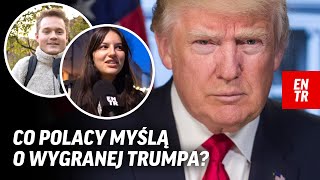 Młodzi Polacy o triumfie Donalda Trumpa quotJestem w szokuquot  quotRaczej pozytywniequot [upl. by Atonsah]