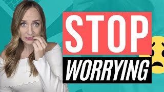 HOW TO STOP WORRYING ABOUT WORK 4 STEPS [upl. by Cosmo]