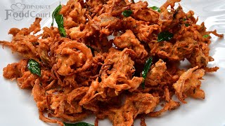 Crispy Onion Pakoda Teatime Snacks Onion Pakora [upl. by Eizzo114]