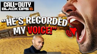 TROLLING PEOPLE WITH THEIR OWN VOICE ON BLACK OPS 6 HYSTERICAL REACTIONS [upl. by Antonella743]