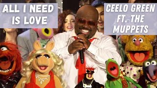 CeeLo Green feat The Muppets  quotAll I Need Is Lovequot  Exclusive Live Performance [upl. by Ereynihc272]