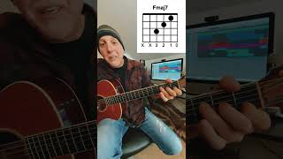 Play Songs with F Chords  Easy Chord Sub  No Barre Chords shorts [upl. by Cott]