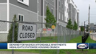 Demand for Nashua affordable apartments highlights statewide housing crunch [upl. by Awahsoj39]