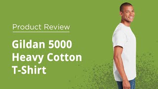 Gildan 5000 Unisex Heavy Cotton TShirt  Awkward Styles Product Review [upl. by Ietta]