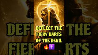 Justpeacefullifee DEFLECT THE FIERY DARTS OF THE DEVIL  jesus shorts motivation [upl. by Calista958]