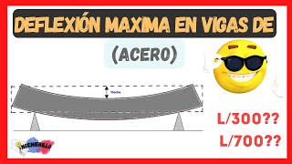 📌Deflexion Maxima en Vigas de Acero📐 [upl. by Aned]