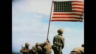 Iwo Jima  Flag Raising On Mount Suribachi [upl. by Woodson]