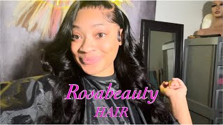 13x6 30inches Body Wave wig only 99 Ft AliExpress Rosabeauty [upl. by Nitsirk]