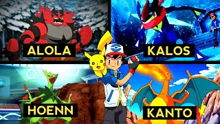 Ash all Ace Pokémon  Ash strongest Pokémon  Hindi [upl. by Nnairrehs]