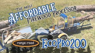 The Most Affordable Firewood Processor Range Road EcoPro200 Firewood Processor [upl. by Desi]