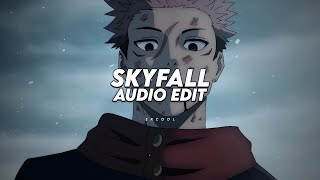 skyfall  adele slowed「 edit audio 」 [upl. by Aldredge]