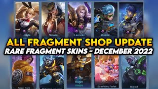 UPDATE NEW RARE FRAGMENT SKIN amp HERO DECEMBER  RARE FRAGMENT SHOP UPDATE  MLBB [upl. by Connell]