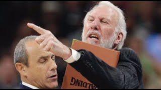 Gregg Popovich Screaming At His Players Compilation [upl. by Nostrebor880]