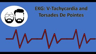 EKG Series Ventricular Tachycardia VTach and Torsades De Pointes Torsades [upl. by Aneela]