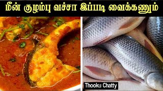 Thanjavur Fish Kulambu Receipe In Tamil Special Fish Curry [upl. by Anirret]