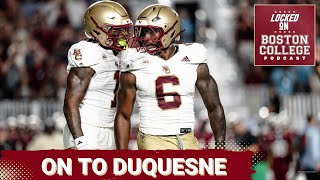 Why the Boston College Eagles Will Dominate Duquesne Football This Weekend [upl. by Diahann]