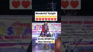 Elha Nympha  Wonderful Tonight Vocal Runs Voice Control l Live [upl. by Mitchel]