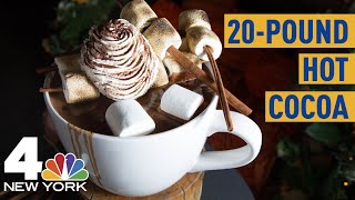 This Hot Cocoa Weighs 20 Pounds Costs 375 [upl. by Petromilli]