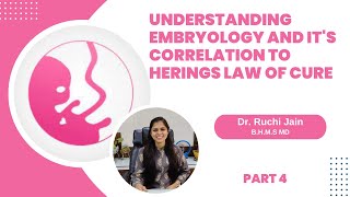 UNDERSTANDING EMBRYOLOGY amp ITS CORRELATION TO HERING LAW OF CURE  PART 4  DR RUCHI JAIN [upl. by Eelyam296]