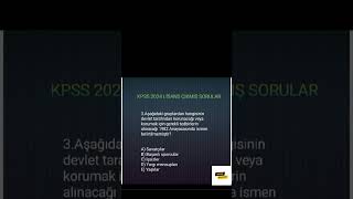 KPSS 2024 LİSANS VATANDAŞLIKTAN ÇIKMIŞ SORULAR kpss2024 kpssgüncel kpssvatandaşlık kpsscoğrafya [upl. by Anead]