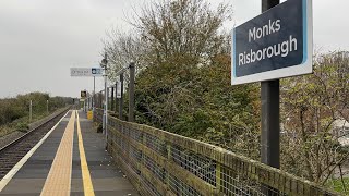 Monks Risborough Railway Station  Trains at and a tour of the station  09112024 [upl. by Bael]