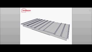 Video Assembly Yardmaster Store All 6x4 PZ Metal Shed [upl. by Quinlan]