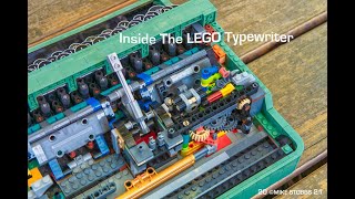 Inside The LEGO Typewriter [upl. by Atteuqram]