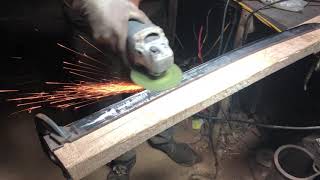 MAKING KNIFE  Make a KATANA from Leaf Spring Car Part 1 [upl. by Ainnet]