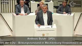 Gesetzentwurf zur Änderung des Schulgesetzes  Andreas Butzki [upl. by Ayidan]