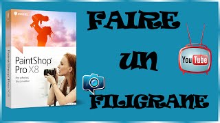 Tutoriel PaintShop Pro PSP n°2  Comment faire un filigrane Watermark [upl. by Colvert875]