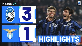 ATALANTALAZIO 31  HIGHLIGHTS  Incredible win for La Dea  Serie A 202324 [upl. by Odnomra723]