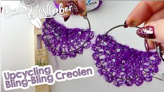 Upcycling aus alten Creolen mach Neue CraSy Testlabor [upl. by Alad]