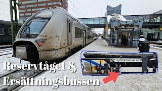 Reservtåget amp Ersättningsbussen [upl. by Lucian]