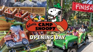 The NEW Camp Snoopy is Now OPEN  Knotts Berry Farm Vlog 39  62724 [upl. by Attiuqram]