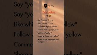 I Said yellow😭☠️ shorts shortsfeed tranding quotestranding foryou bts bff [upl. by Scarito]