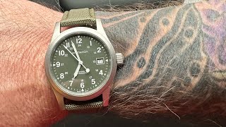 Hamilton Khaki Field Mechanical Watch Review [upl. by Will]