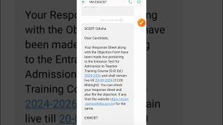 SCERT Odisha DElEd 2024 Check Response Sheet Nowctexam2024 [upl. by Ahsinam]