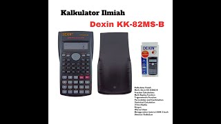 Kalkulator Scientific 240 Functions Calculator Dexin KK82MSB [upl. by Ateval]