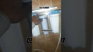 water filter installation sanitary sanitarywork plumbing sanitaryfittings construction house [upl. by Asiat318]