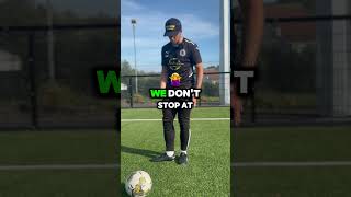 Best passes at different ranges ⚽️🙌 football soccercoaching soccer footballskills [upl. by Asylla]