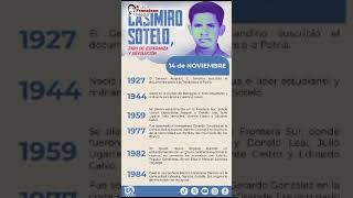 80 aniversario del natalicio del Cro líder estudiantil y revolucionario Casimiro Sotelo Montenegro [upl. by Balfour]