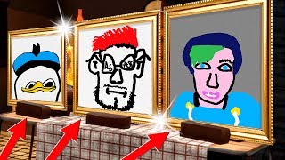 HOW not TO PAINT FAMOUS YOUTUBERS  Passpartout The Starving Artist Gameplay [upl. by Alyar]