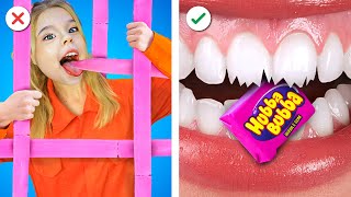 Sneaking Candy Into Jail Gadgets vs Hacks Funny Situations in Jail By Crafty Hype [upl. by Accever]