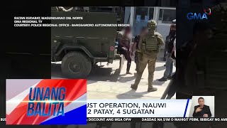 Drug buybust operation sa Sultan Kudarat Maguindanao del Norte nauwi sa  Unang Balita [upl. by Ohploda]