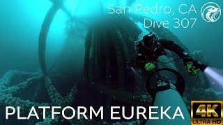 SCUBA DPV Diving Platform Eureka  Long Beach CA 2024  4K Insta 360 X4 [upl. by Daughtry]