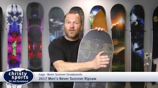 2017 Never Summer Ripsaw Mens Snowboard Review  Christy Sports [upl. by Esmeralda]