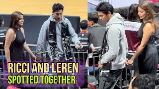 THE TRUTH RICCI RIVERO AT LEREN MAE BAUTISTA SPOTTED  MAGKAHOLDING HANDS [upl. by Sallad]